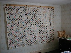 Mom s (Julia (Judy) Kish Dorrough s) quilt in our bedroom Canandaigua, NY [Mom s Crafts]
